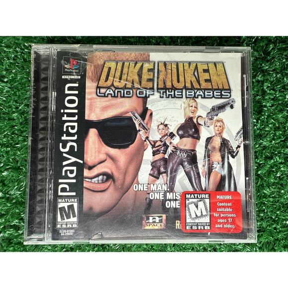 Duke Nukem: Land of the Babes (Sony PlayStation 1, 2000) Complete CIB - Picture 1 of 5